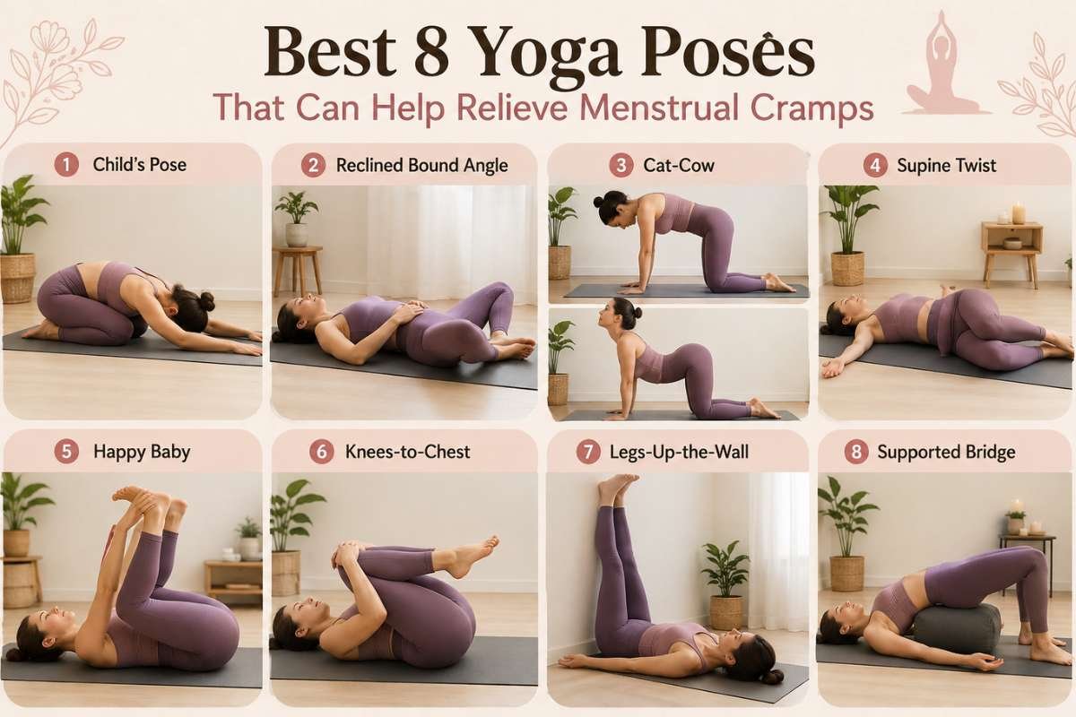 8 Yoga Poses That Can Help Relieve Menstrual Cramps Without a Heating Pad | Healthcare 360 Magazine